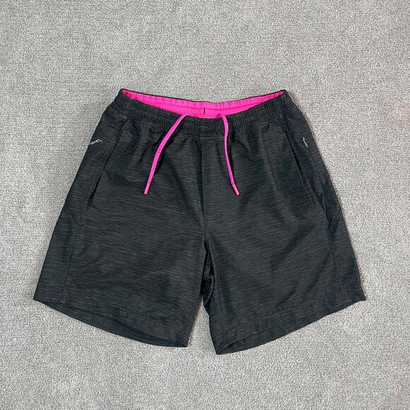 Birddogs Shorts Men's M Black Pink Medium Boomstick Lined Athletic Gym 7” - Picture 1 of 7